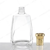 Bouteille en verre d'alcool de 500 ml